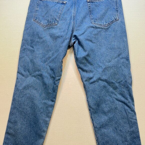 L.L.Bean Men's Classic Fit Straight Jeans Stretch Denim Size 40x29 Blue Mid Wash - Picture 2 of 11